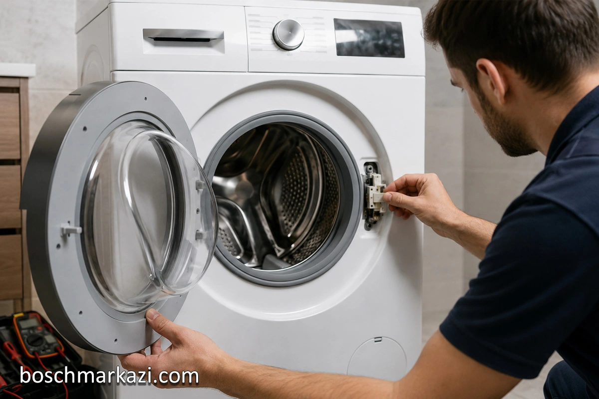 تعمیر میکروسوئیچ در لباسشویی بوش